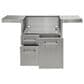 Coyote Outdoor 30" Flat Top Grill Cart in Stainless Steel, , large