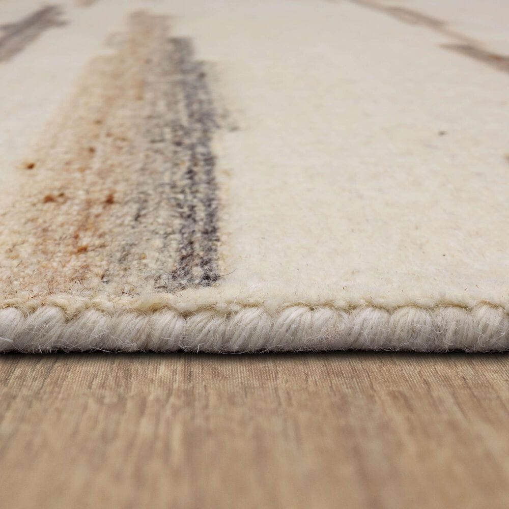 Karastan Forsyth Park Oyster Creek Ivory Beige 5'3" x 7'10" Area Rug, , large