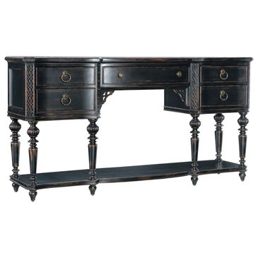 Hooker Furniture Charleston 5-Drawer Buffet in Black Cherry, , large