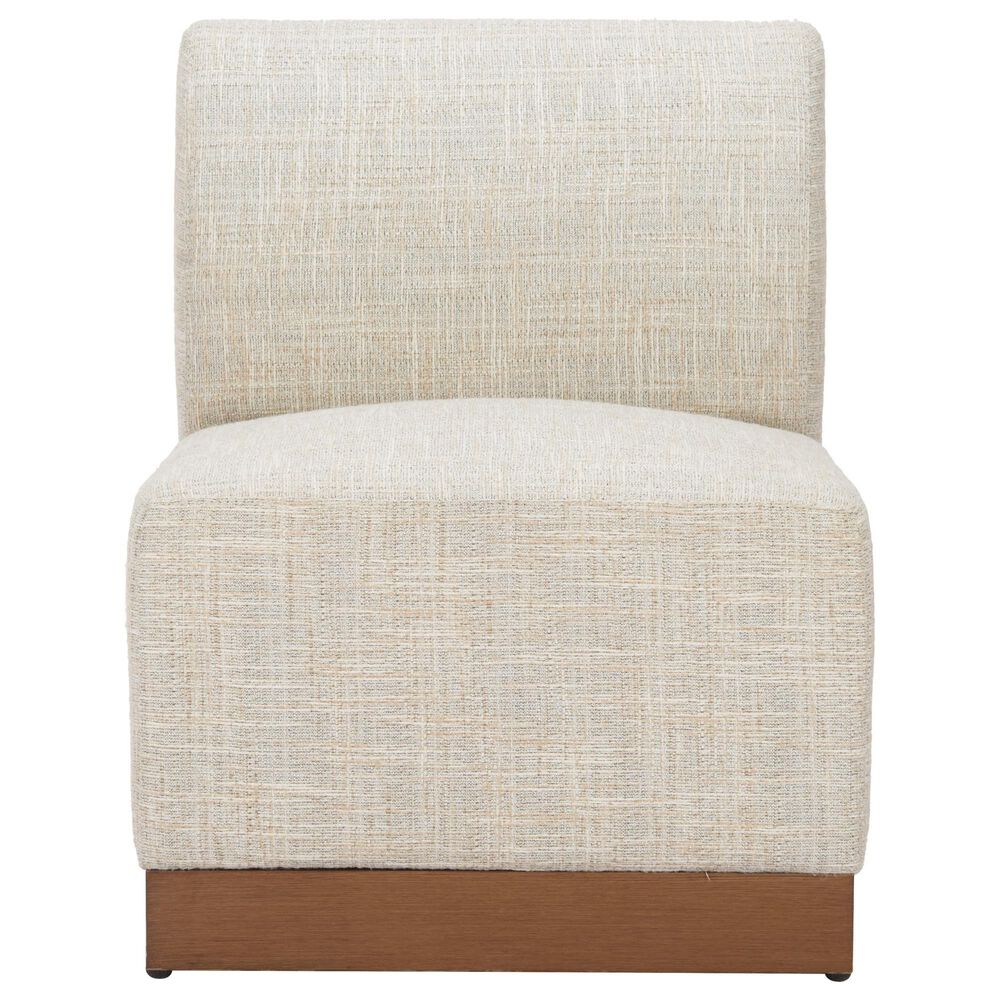 Zuo Modern Christy Outdoor Armless Chair in Beige, , large