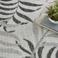 Nourison Garden Oasis Nature Grey 4" x 6" Indoor/Outdoor Area Rug, , large