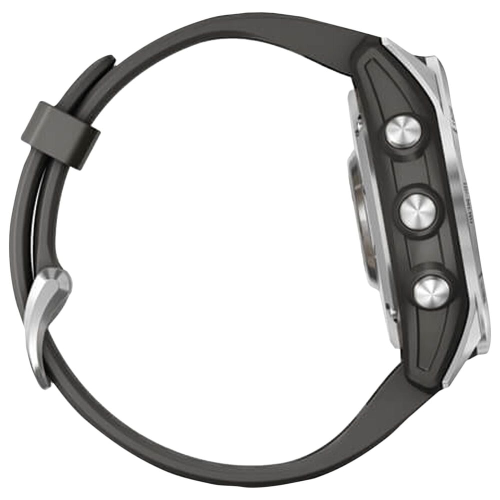 Garmin Fenix 7S Standard Edition Smartwatch in Silver with Graphite Band, , large
