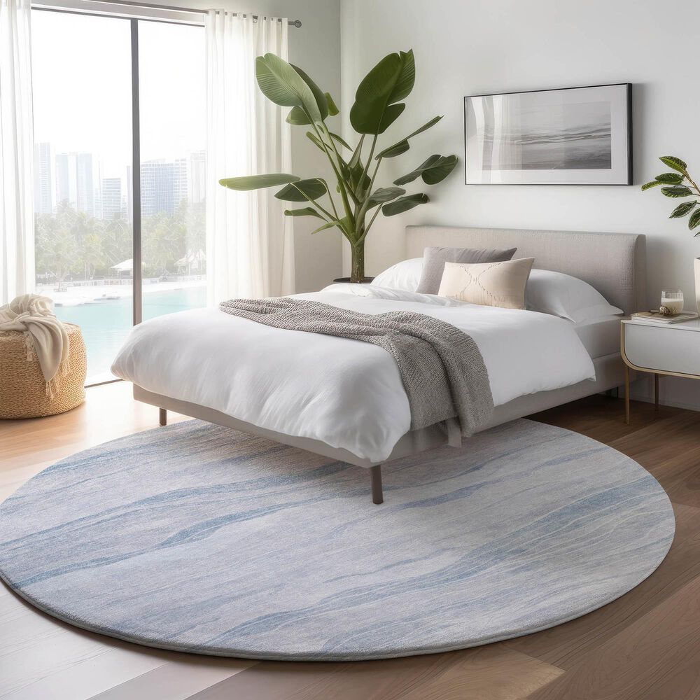 Dalyn Rug Company Pacifica PA6 8&#39; Round Sky Area Rug, , large