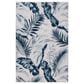 Safavieh Cabana CBN452F 4" x 6" Grey and Navy Indoor/Outdoor Area Performance Rug, , large