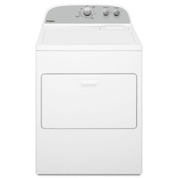 Whirlpool 7 Cu. Ft. Capacity Gas Dryer with Steam in White