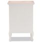 Baxton Studio Capucine 3-Drawer End Table in Natural Whitewashed Oak and White, , large