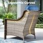 HOMLUX 6-Piece Patio Conversation Set with Coffee Table in Denim Blue, , large