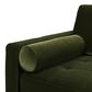 Jennifer Taylor Home Nicholas Stationary Sofa in Olive Green Velvet, , large