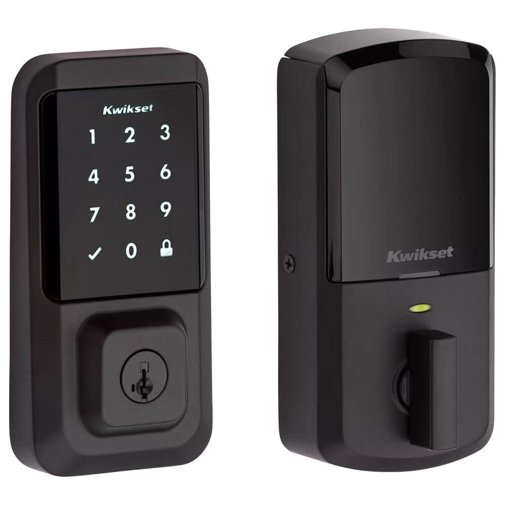 Kwikset Halo Touchscreen Wi-Fi Enabled Smart Lock in Matte Black, , large