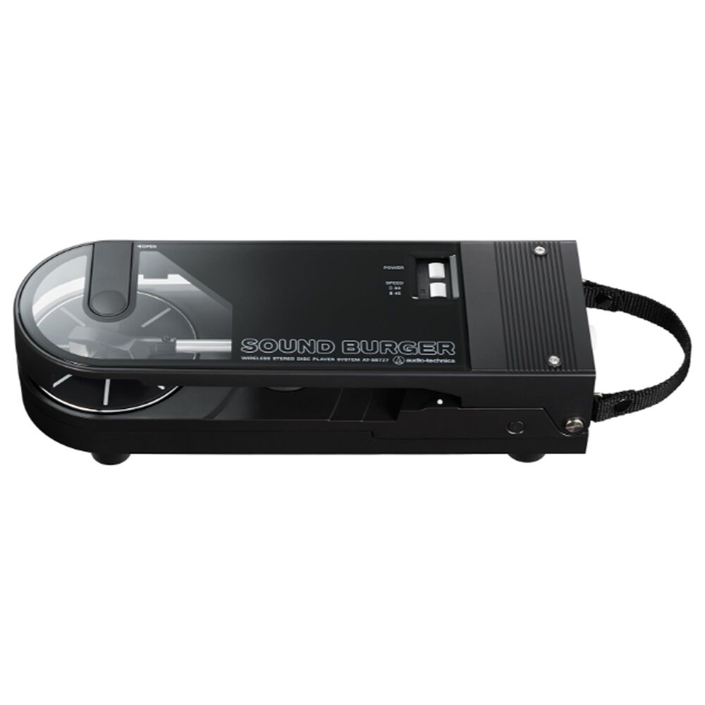 Audio-Technica Sound Burger Portable Bluetooth Turntable in Black, , large