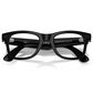 Rayban Glasses Wayfarer Gen 2 53mm Sunglasses with Clear and Graphite Green Transitions Lenses in Shiny Black, , large