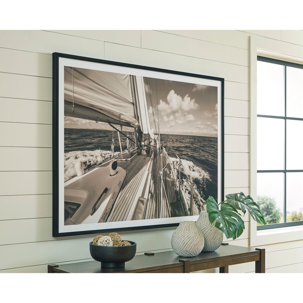 Ashley Arlanford 63" x 47" Wall Art in Sepia, , large