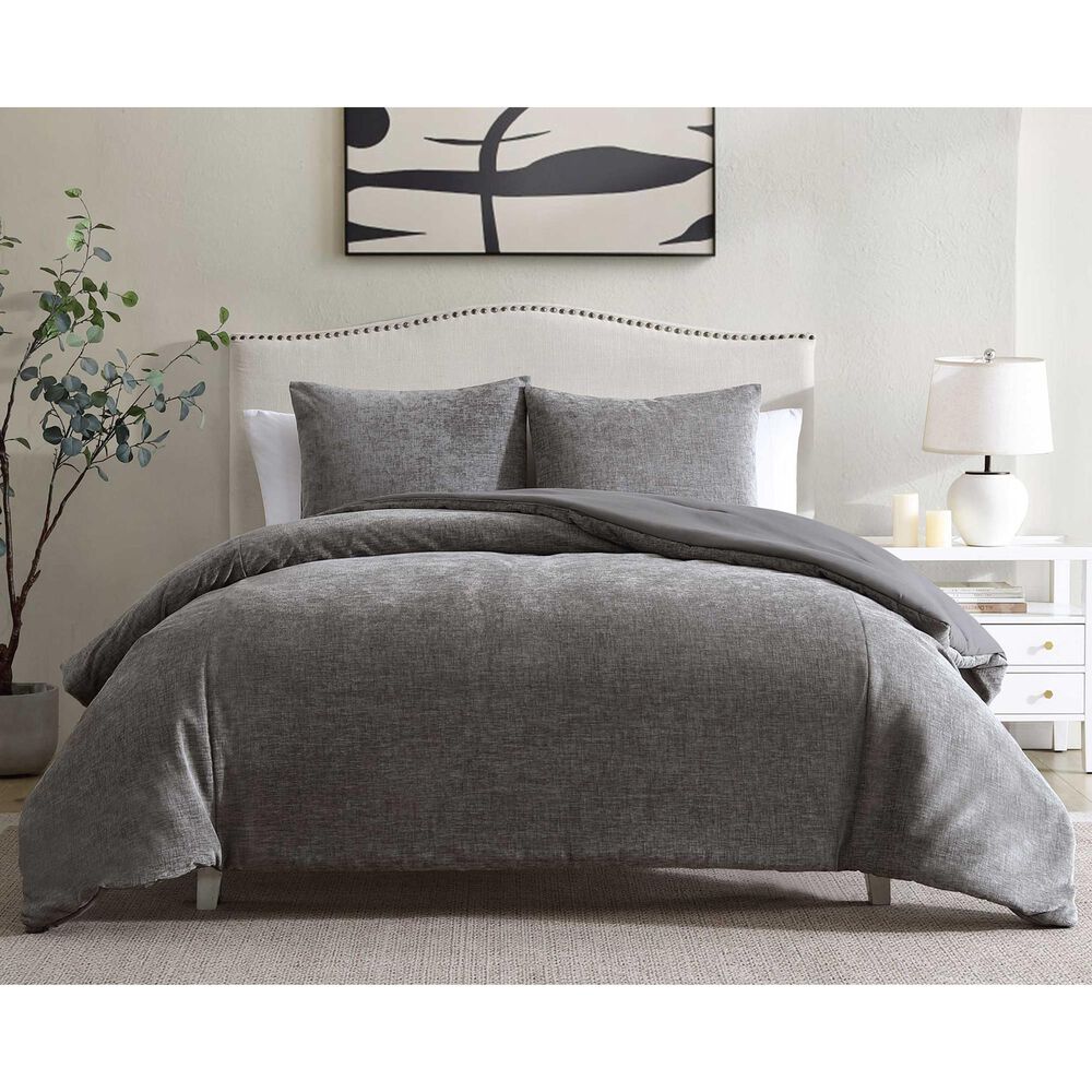 Hallmart Collectibles Niles 3-Piece King Comforter Set in Gray, , large