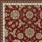 Oriental Weavers Kashan 370RI 7"10" x 10"10" Red Area Rug, , large