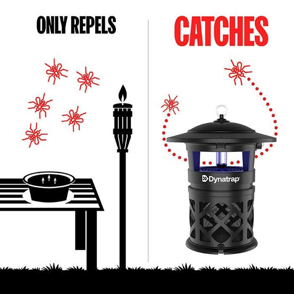 Dynamic Solutions Worldwide 1 Acre LED Outdoor Insect Trap in Black, , large