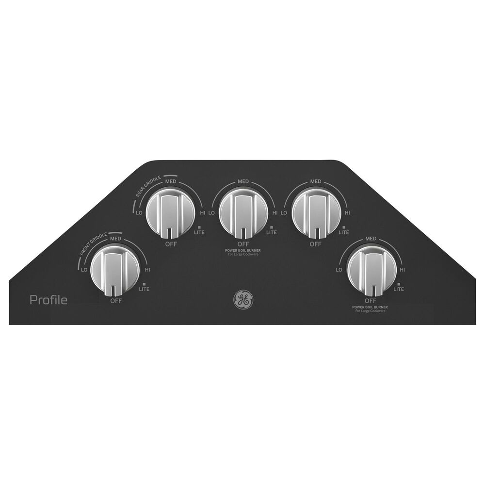 GE Profile 36&quot; Built-In Gas Cooktop in Black, , large