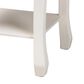 Baxton Studio Gabrielle 2-Drawer End Table in White, , large