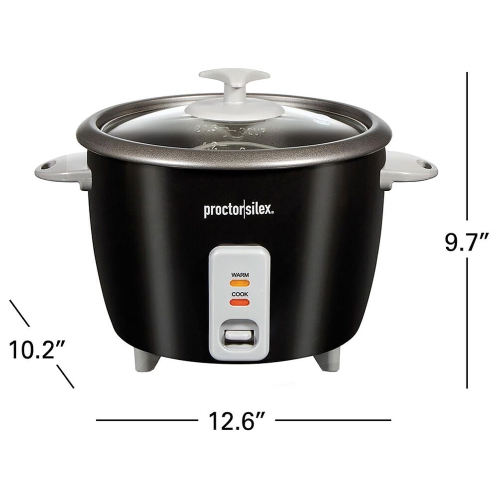 Deal Partners, Inc 16-Cup Rice Cooker and Steamer in Black, , large