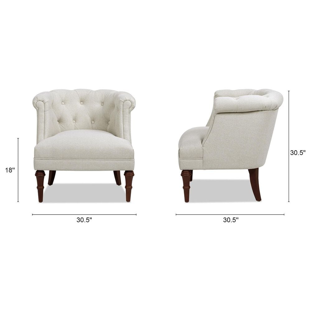 Jennifer Taylor Home Katherine Accent Chair in Sand Beige, , large