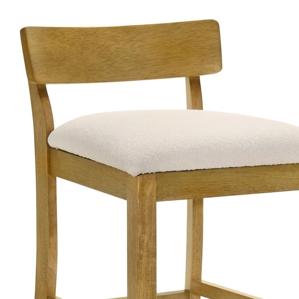 Armen Living Merie Counter Height Stool in Putty Brown, , large