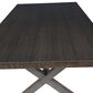Steve Silver Co. Marina 80" Rectangular Patio Dining Table in Dark Walnut, , large