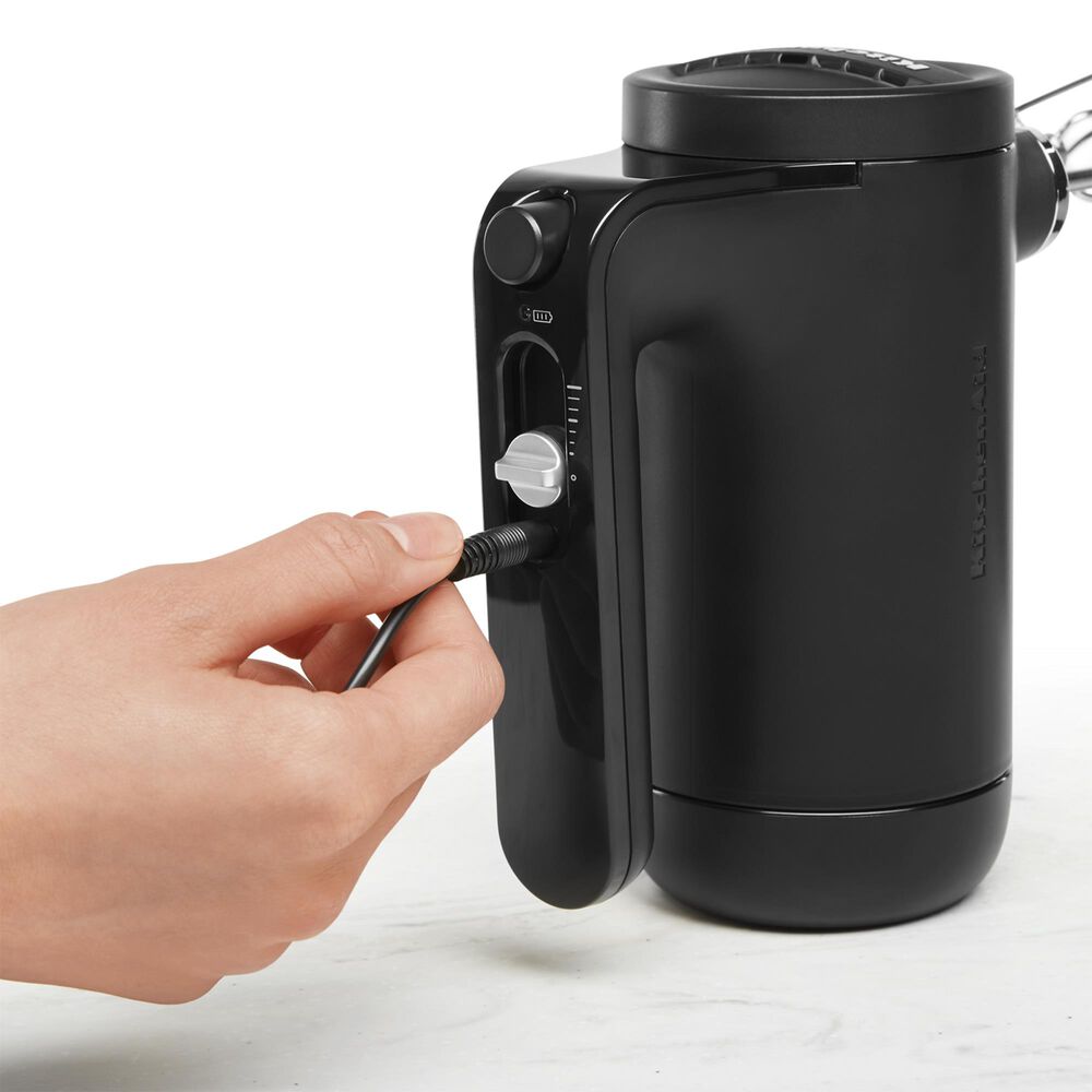 KitchenAid Cordless 7 Speeds Hand Mixer in Matte Black Nebraska
