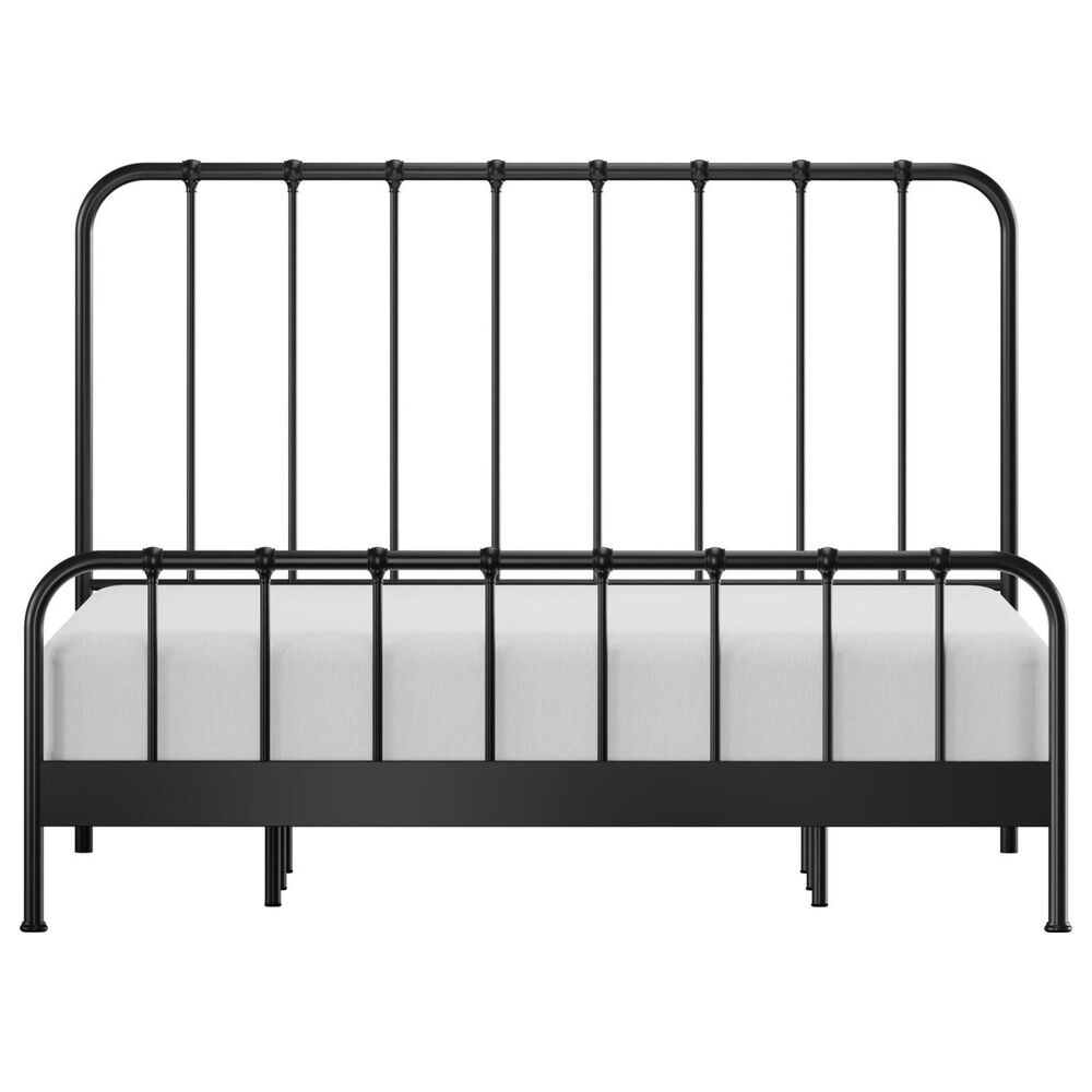 Richlands Furniture Javi King Slat Platform Metal Bed in Black, , large