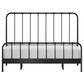 Richlands Furniture Javi King Slat Platform Metal Bed in Black, , large