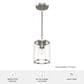 Hunter Astwood 1-Light Mini Pendant in Brushed Nickel, , large