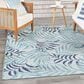 Nourison Garden Oasis Nature Blue 6" x 9" Indoor/Outdoor Area Rug, , large