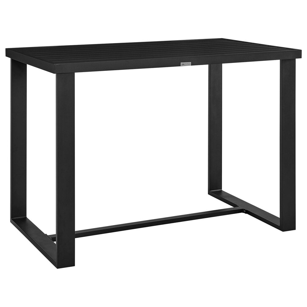 Blue River Felicia Outdoor Patio Bar Height Dining Table in Black - Table Only, , large