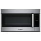 Bosch Benchmark 2-Piece Kitchen Package with 4.6 Cu. Ft. Gas Slide-in Range and 1.9 Cu. Ft. Over-The-Range Microwave in Stainless Steel, , large