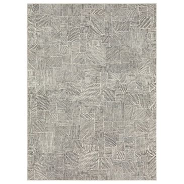 Drew and Jonathan Home Vanguard Minoan 2"4" x 7"10" Frost Grey Runner, , large