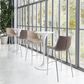 Zuo Modern Magnus Bar Stool in Gray and Silver (Set of 2), , large