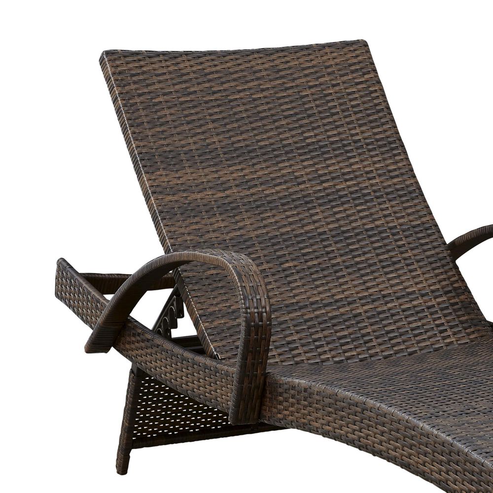 Ashley Kantana Patio Chaise Lounge in Brown &#40;Set of 2&#41;, , large