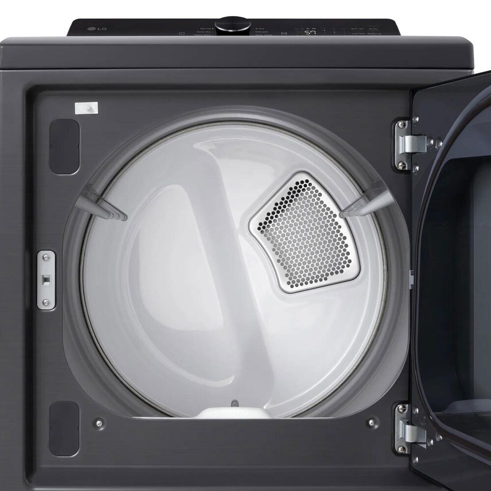 LG 5 Cu. Ft. Smart Top Load Washer and 7.3 Cu. Ft. Electric Dryer Laundry Pair in Platinum Black, , large