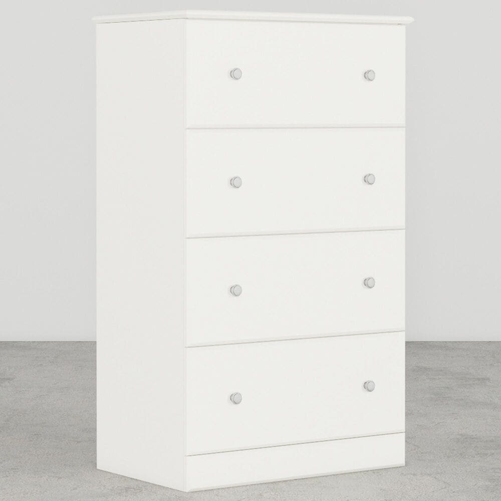 Lemoore Essentials 26" 4-Drawer Chest in Rockport White, , large