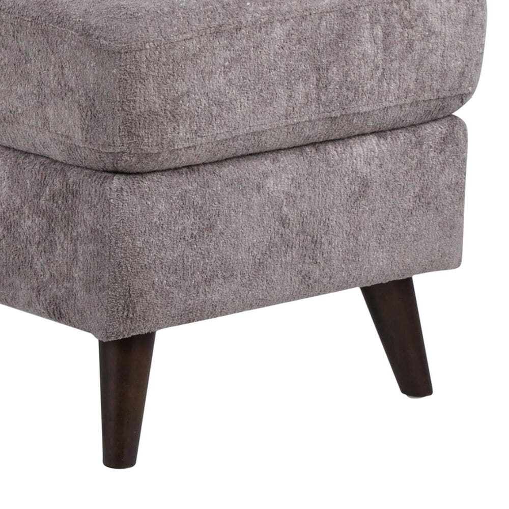 LumiSource Carly Bench Ottoman in Pewter, , large