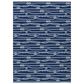 Dalyn Rug Company Harbor Contemporary 2"3" x 7"6" Navy Indoor/Outdoor Runner, , large