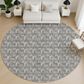 Dalyn Rug Company Soft Essentials Pewter 8" Round Area Rug, , large