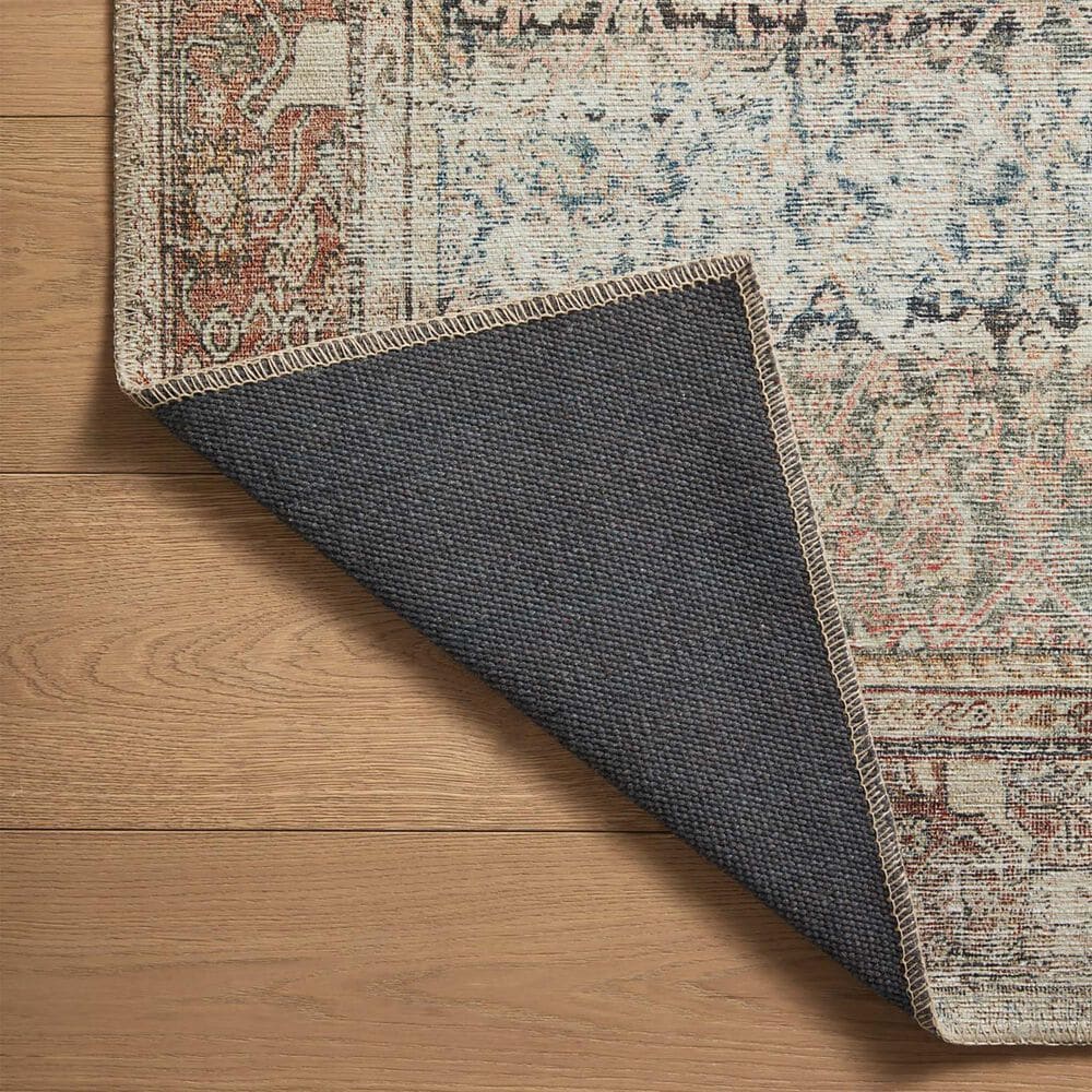 Amber Lewis x Loloi Georgie 3&#39;9&quot; x 5&#39;6&quot; Multicolor and Spice Area Rug, , large