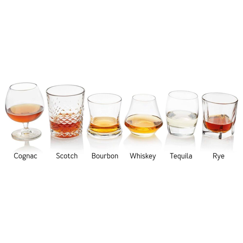 Libbey Glass Craft Spirits Assorted 6-Piece Drinkware Set in Clear, , large