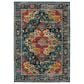 Safavieh Madison MAD154L 5" x 7" Teal and Fuchsia Area Rug, , large