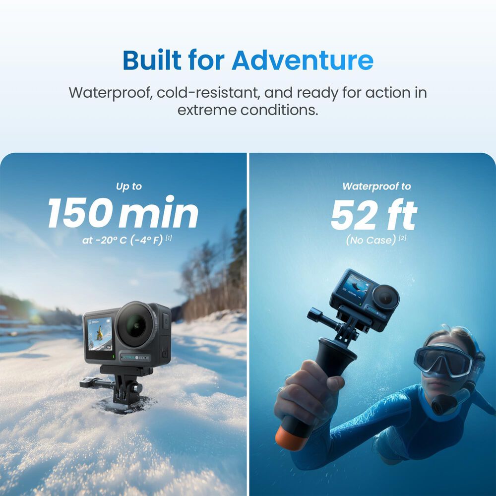 XTRA Edge: The Ultimate 4K Action Camera for Low-Light &amp; Extreme Sports, , large