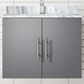 Lexora Home Geneva 24" Single Bathroom Vanity in Dark Grey with 2 cm White Carrara Marble Top and Rectangular Sink, , large