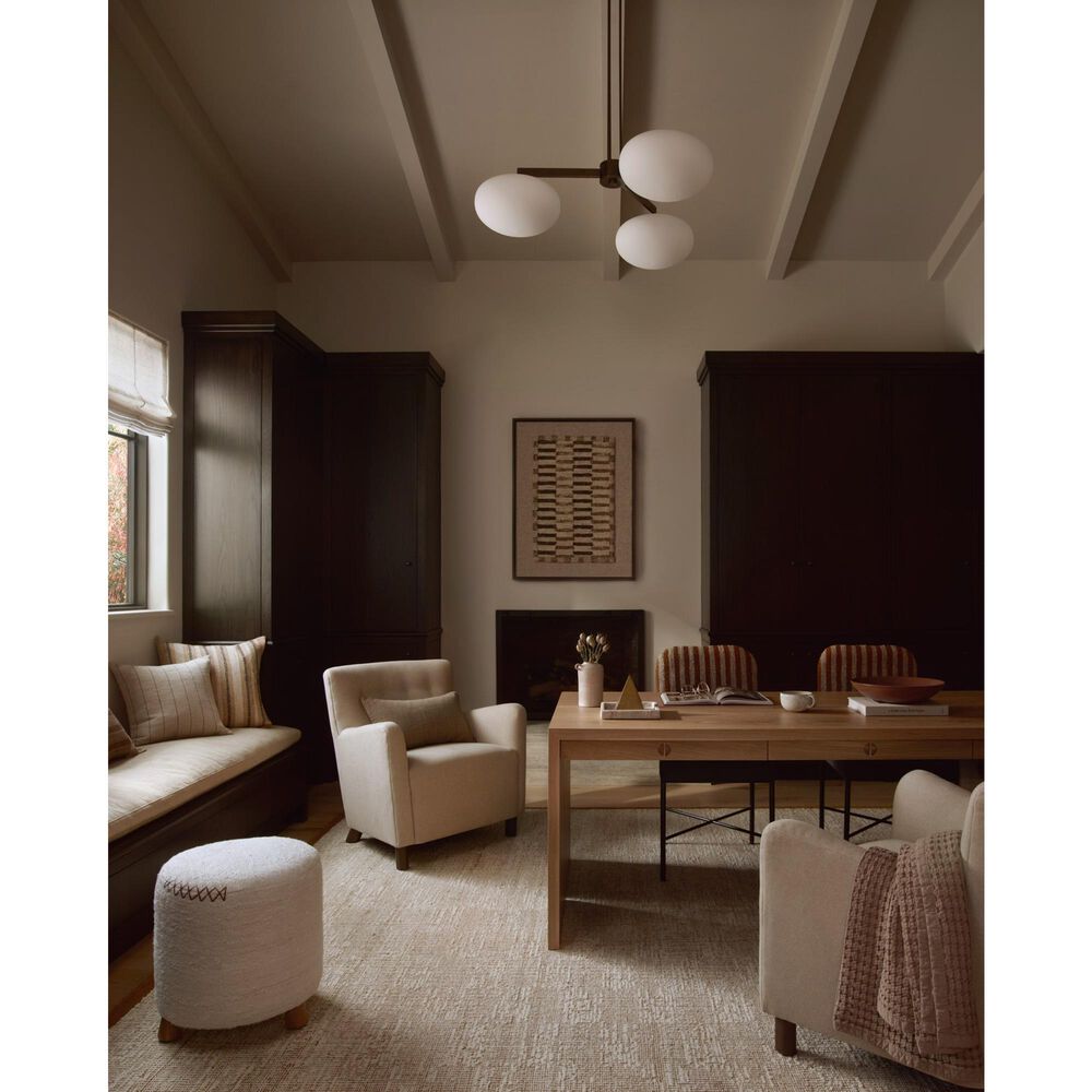 Amber Lewis x Loloi Dakota 4&#39; x 6&#39; Spice and Ivory Area Rug, , large