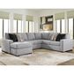Ashley Lakepoint 2-Piece U-Shaped Sectional with Left-Facing Chaise in Nickel, , large