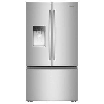 Whirlpool 23 Cu. Ft. Wide French Door Refrigerator with Dual Ice Makers in Fingerprint Resistant Stainless Steel, , large