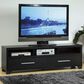Living Essentials 72" TV Stand in Black, , large