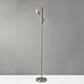 Adesso Vega LED Torchiere in Brushed Steel, , large